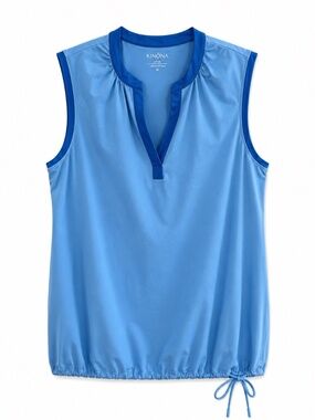 Kinona Sky Blue UPF 50+ Sleeveless Golf Top – Size Medium NWT